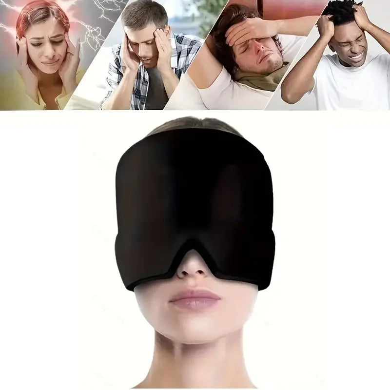 Migraine Relief Hat headache hat Gel Hot Cold Therapy Ice Cap For Relieve Pain Ice Hat Eye Mask Stress Pressure Pain Relief