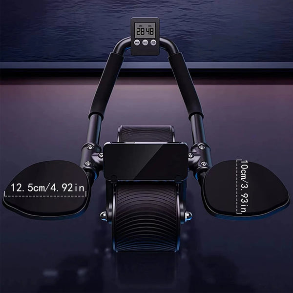 Timing exercise abdominal wheel automatic rebound abdominal wheel exercise abdominal muscle elbow support type fitness equipment