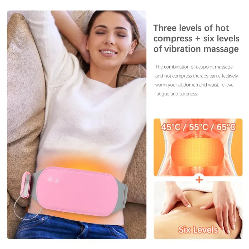 Menstrual Heating Portable Heating Massager Belt Abdominal Waist Belt Relieve Period Relief Thermal Belly Warm Palace Belt