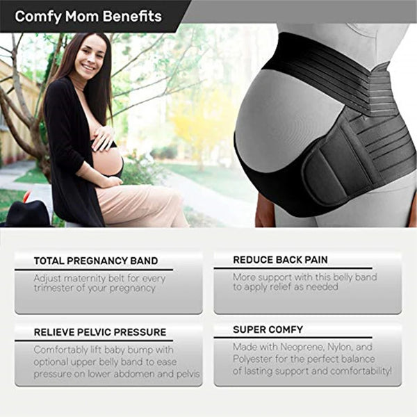 Pregnant Women Belts Maternity Belly Belt Waist Care Abdomen Support Postpartum Belt Pelvis Recovery Shapewear Breathable Belt