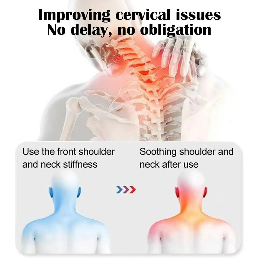 Vibration Heating Waist Massager Lumbar Pillow Back Stretcher Waist Protcetion Relax Back Pain Relief Waist Support Lumbar Pad