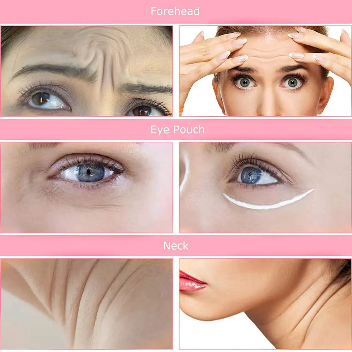 Women Reusable Silicone Wrinkle Removal Sticker Face Forehead Neck Eye Sticker Pad Anti Wrinkle Aging Skin Lifting Care Patch