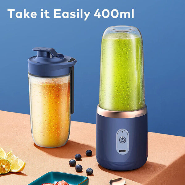 400Ml Electric Mini Juice Maker Portable Blender Smoothie Juicer Fruit Machine