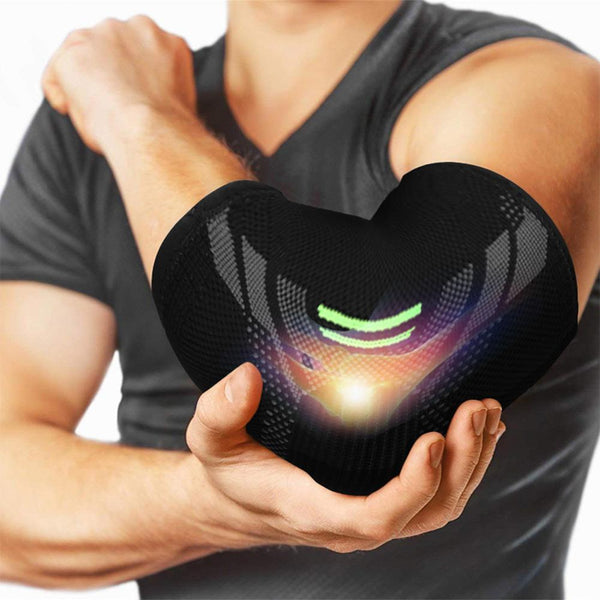 Outdoor Sport Knitting Compression Elbow Brace Arm Protector &Knee Pads Thick Sponge Basketball Crash Support Pads Elbow Suppo