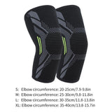Outdoor Sport Knitting Compression Elbow Brace Arm Protector &Knee Pads Thick Sponge Basketball Crash Support Pads Elbow Suppo