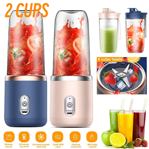 400Ml Electric Mini Juice Maker Portable Blender Smoothie Juicer Fruit Machine