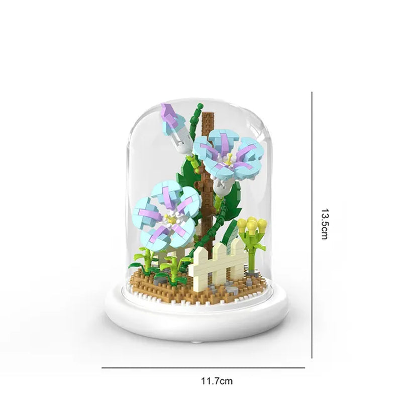 Eternal Block Flower Assembly Bouquet Desktop Decoration Block Flower Children'S Puzzle Assembly Toy Bouquet