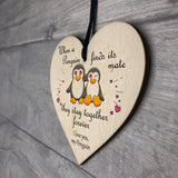 Valentines Gifts for Him Her Heart Penguin Gift Anniversary Gift for Boyfriend