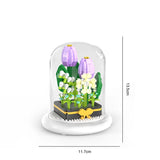Eternal Block Flower Assembly Bouquet Desktop Decoration Block Flower Children'S Puzzle Assembly Toy Bouquet