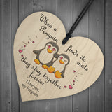Valentines Gifts for Him Her Heart Penguin Gift Anniversary Gift for Boyfriend