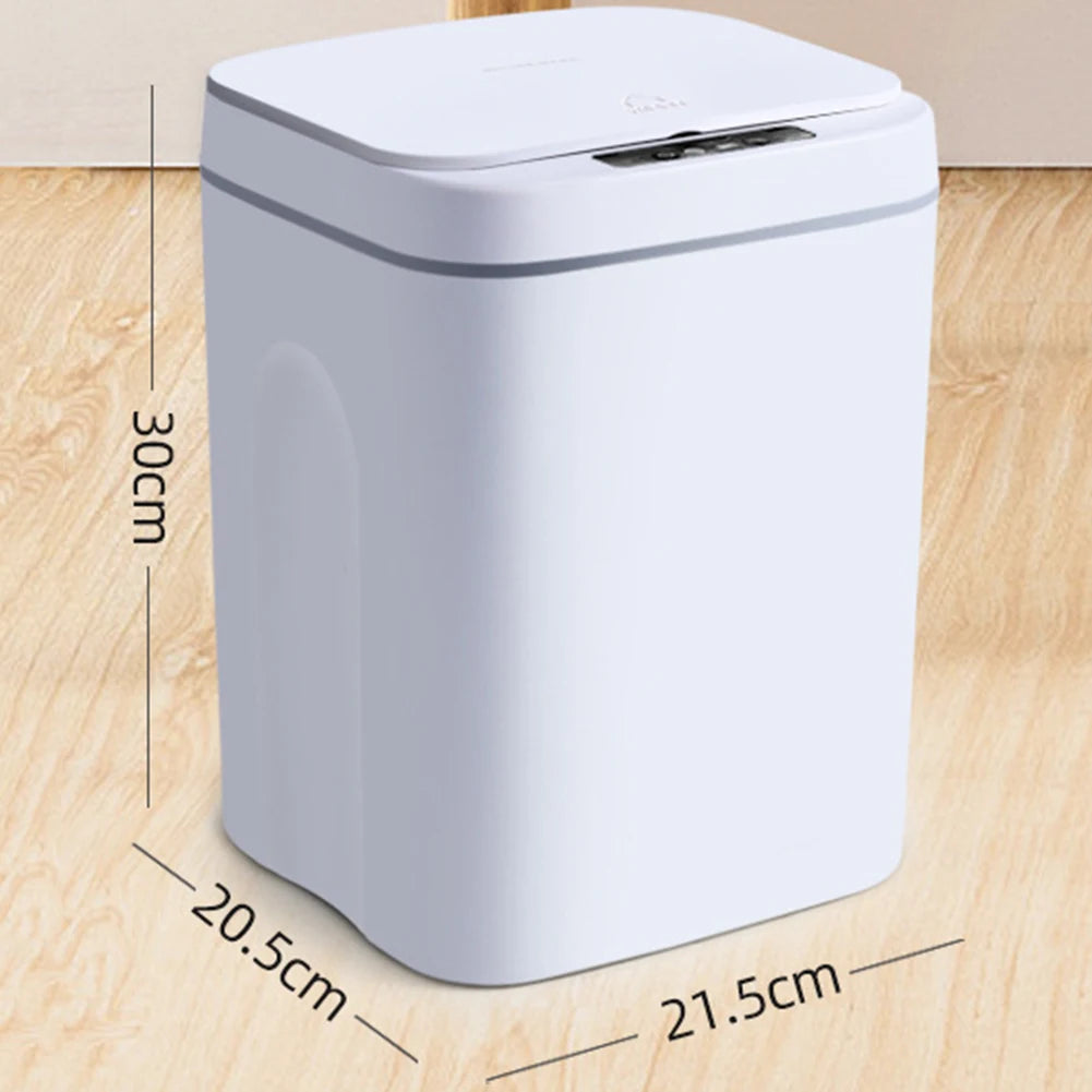 14L Intelligent Trash Can Automatic Smart Sensor Garbage Dustbin Home Electric Rubbish Waste Bin for Office Kitchen Bathroom New